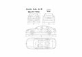 Blueprint Audi A6 C5 Quattro Sedan 1996 A4 Photo Print