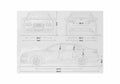 Blueprint Audi A6 C6 Typ 4F) Sedan 2009 A4 Photo Print
