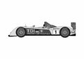 Blueprint Audi R10 TDi Le Mans Targa 2007 A4 Photo Print