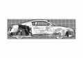 Blueprint Audi R8 4.2 FSI Coupe 2008 A4 Photo Print