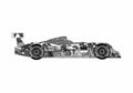 Blueprint Audi R8 Crocodile Le Mans Coupe 2000 A4 Photo Print