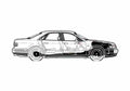 Blueprint Audi S8 D2 Typ 4D) Sedan 2001 A4 Photo Print