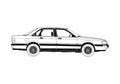 Blueprint Audi V8 C3 Sedan 1989 A4 Photo Print