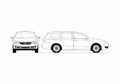 Blueprint B6) Variant Wagon 2007 A4 Photo Print