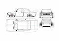 Blueprint BMW 2002 ETCC Coupe 1972 A4 Photo Print