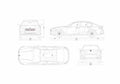 Blueprint BMW 318i 01 A4 Photo Print