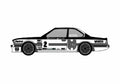 Blueprint BMW 6 Series E24 633CSi Coupe 1984 A4 Photo Print