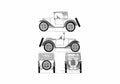Blueprint BMW Dixi 3 15PS Cabriolet 1929 A4 Photo Print