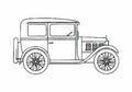 Blueprint BMW Dixi Sedan 1928 A4 Photo Print