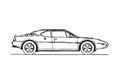 Blueprint BMW M1 Coupe 1978 A4 Photo Print