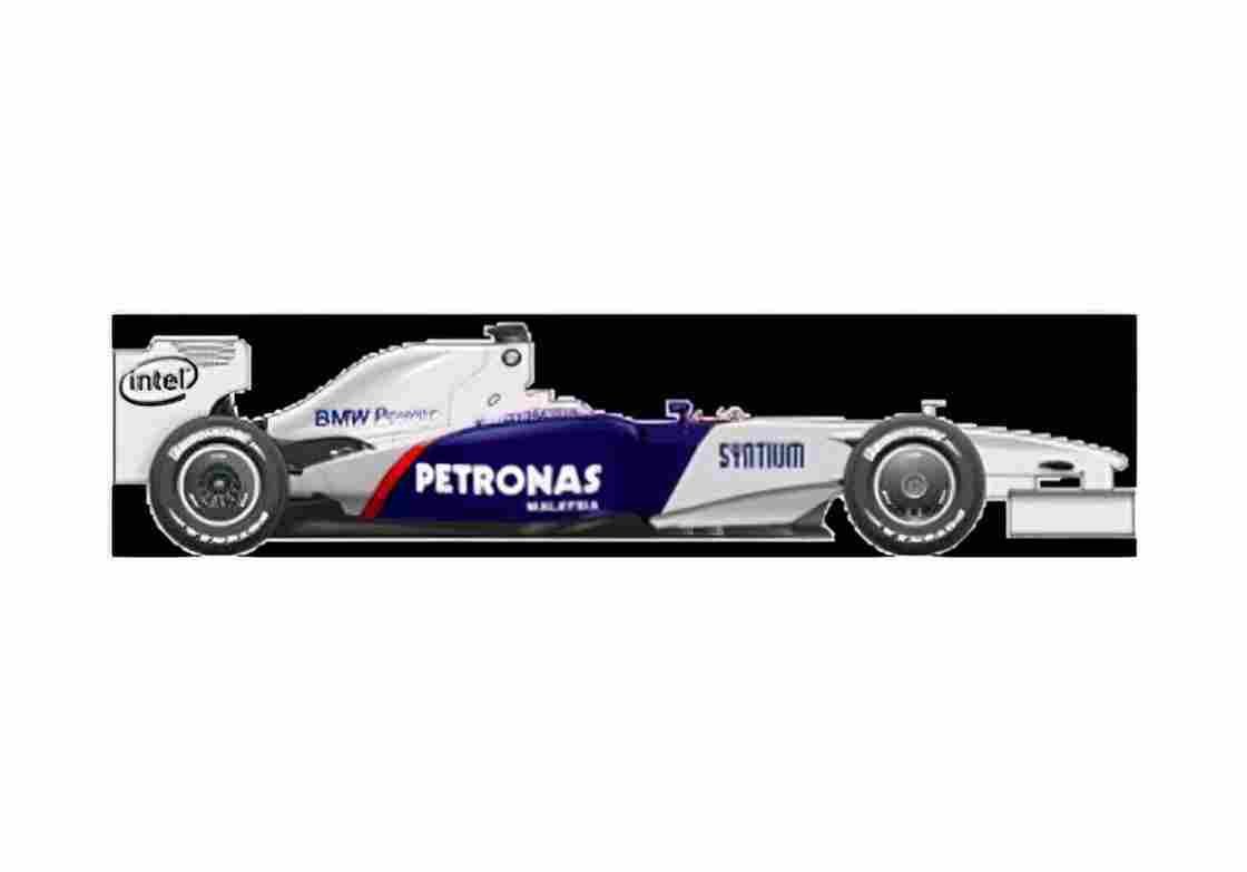 Blueprint BMW Sauber F1 09 OW 2009 A4 Photo Print