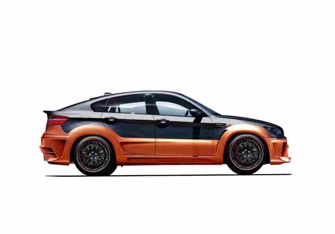 Blueprint BMW X6 M Lumma CLR X650M SUV 2010 A4 Photo Print