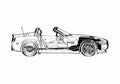 Blueprint BMW Z4 E86 3.0i Cabriolet 2005 A4 Photo Print