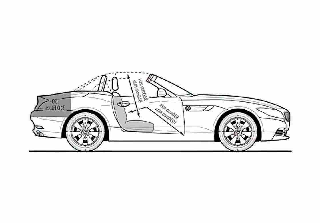 Blueprint BMW Z4 E89 sDrive35i Cabriolet 2009 A4 Photo Print