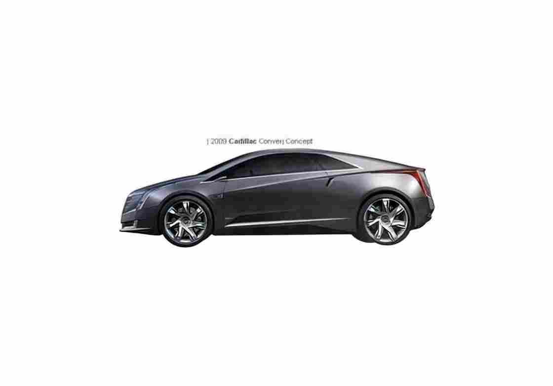 Blueprint Cadillac Converj Coupe 2009 01 A4 Photo Print