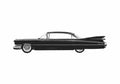 Blueprint Cadillac Deville Sedan 1959 A4 Photo Print