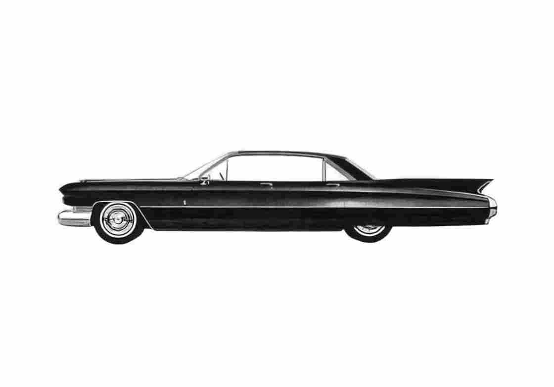 Blueprint Cadillac Eldorado Brougham Sedan 1959 A4 Photo Print