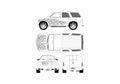 Blueprint Cadillac Escalade SUV 1999 A4 Photo Print