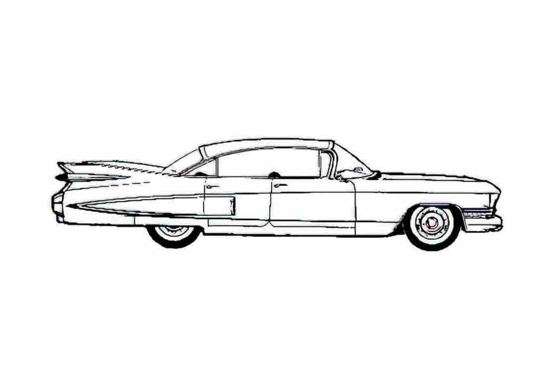 Blueprint Cadillac Fleetwood Sixty Special Sedan 1959 A4 Photo Print