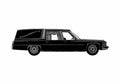 Blueprint Cadillac Hearse Wagon 1978 A4 Photo Print