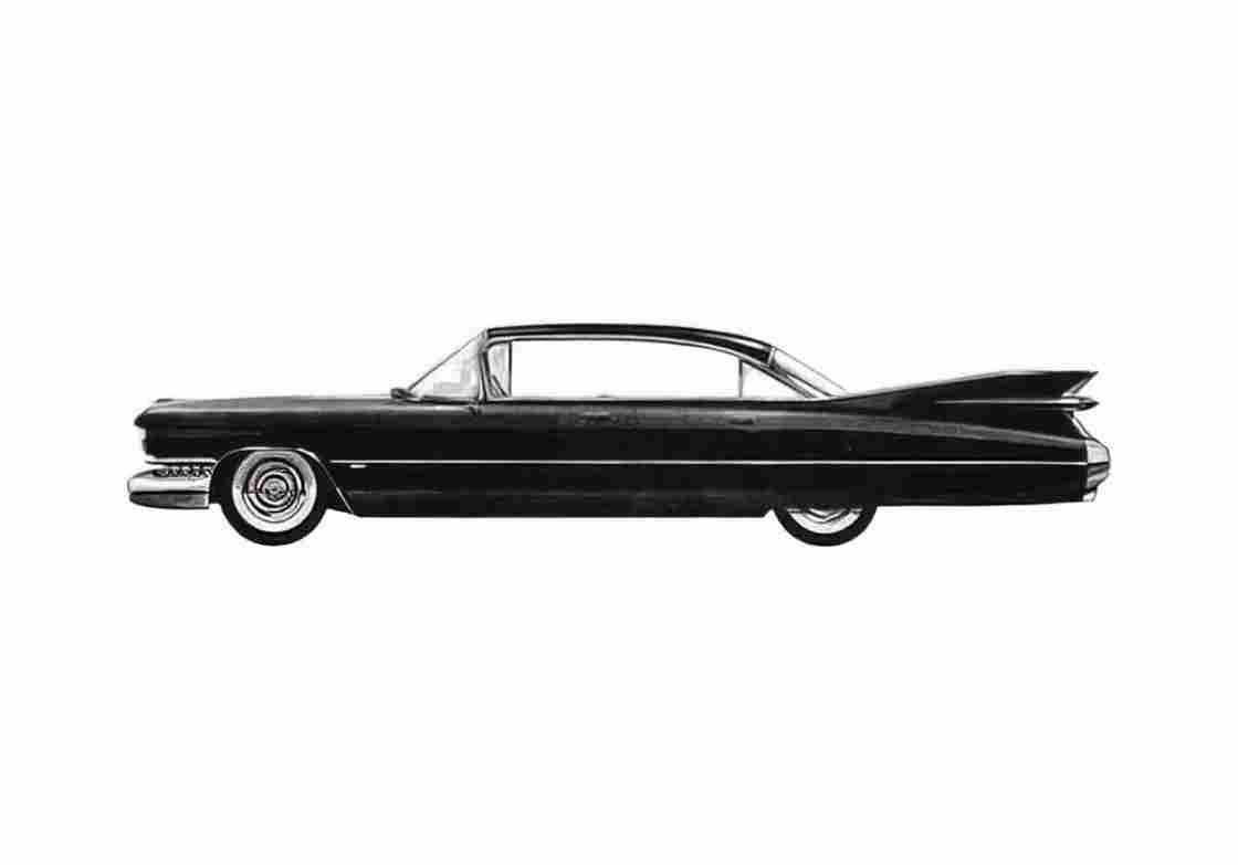 Blueprint Cadillac Series 62 Sedan 1959 A4 Photo Print