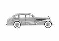 Blueprint Cadillac V8 Series 60 Wagon 1936 A4 Photo Print