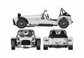 Blueprint Caterham Seven Superlite 16 Cabriolet 2001 A4 Photo Print