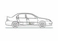 Blueprint Cedia Sedan 2006 A4 Photo Print