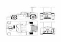 Blueprint Chaparral 2F Coupe 1967 A4 Photo Print