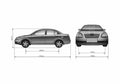 Blueprint Chery A5 Sedan 2006 A4 Photo Print