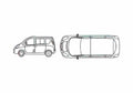 Blueprint Chery Riich Microvan 2009 A4 Photo Print