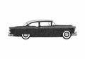 Blueprint Chevrolet 150 2 door Sedan 1955 A4 Photo Print