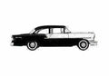 Blueprint Chevrolet 150 Utility Sedan 1956 A4 Photo Print