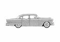 Blueprint Chevrolet 210 4 door Sedan 1955 A4 Photo Print