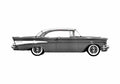 Blueprint Chevrolet 210 Sport Coupe 1957 A4 Photo Print