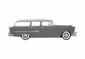 Blueprint Chevrolet 210 Townsman Station Wagon 1955 A4 Photo Print