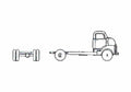 Blueprint Chevrolet 5703 Chassis Truck 1948 A4 Photo Print