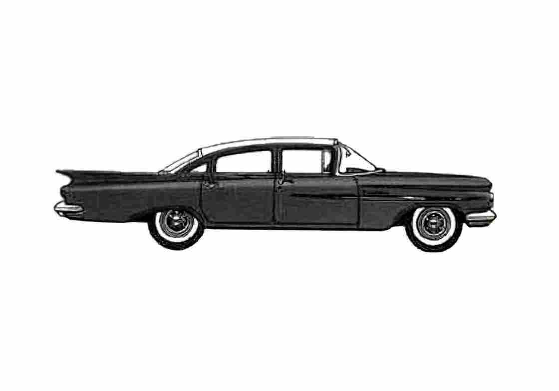 Blueprint Chevrolet Biscayne 4 door Sedan 1959 A4 Photo Print