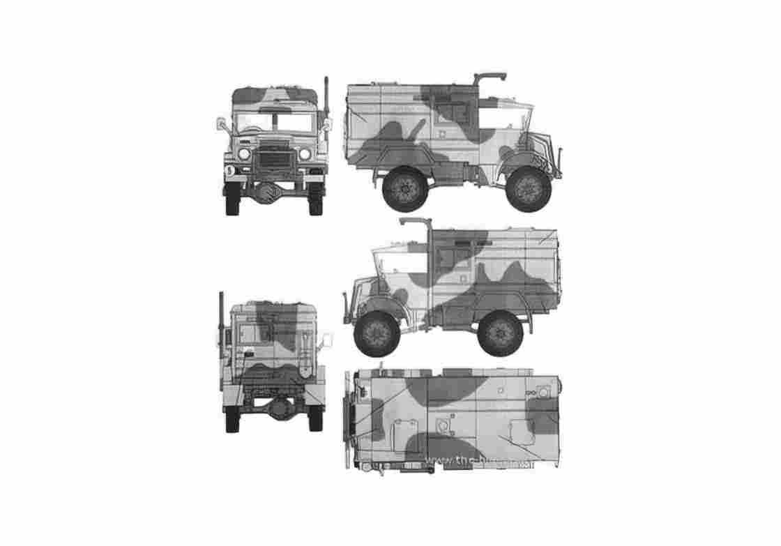 Blueprint Chevrolet CMP C15A Cab No13 Wireless Signals Truck A4 Photo Print