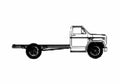 Blueprint Chevrolet CS Medium Truck 1977 A4 Photo Print
