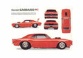 Blueprint Chevrolet Camaro RSSS Coupe 1968 A4 Photo Print