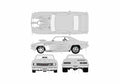 Blueprint Chevrolet Camaro Z 28 Motorworks Coupe 1969 A4 Photo Print
