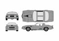 Blueprint Chevrolet Camaro Z28 Coupe 1979 A4 Photo Print