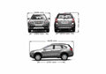 Blueprint Chevrolet Captiva SUV 2006 A4 Photo Print