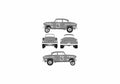 Blueprint Chevrolet Chevy Gasser Coupe 1954 01 A4 Photo Print