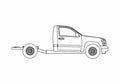 Blueprint Chevrolet Colorado Cab Chassis Truck 2011 A4 Photo Print