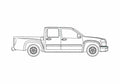 Blueprint Chevrolet Colorado Crew Cab Pick up 2011 A4 Photo Print