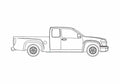 Blueprint Chevrolet Colorado Extended Cab Pick up 2011 A4 Photo Print