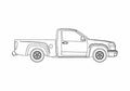 Blueprint Chevrolet Colorado Regular Cab Pick up 2011 A4 Photo Print