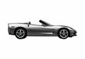 Blueprint Chevrolet Corvette C6 Convertible Cabriolet 2006 A4 Photo Print